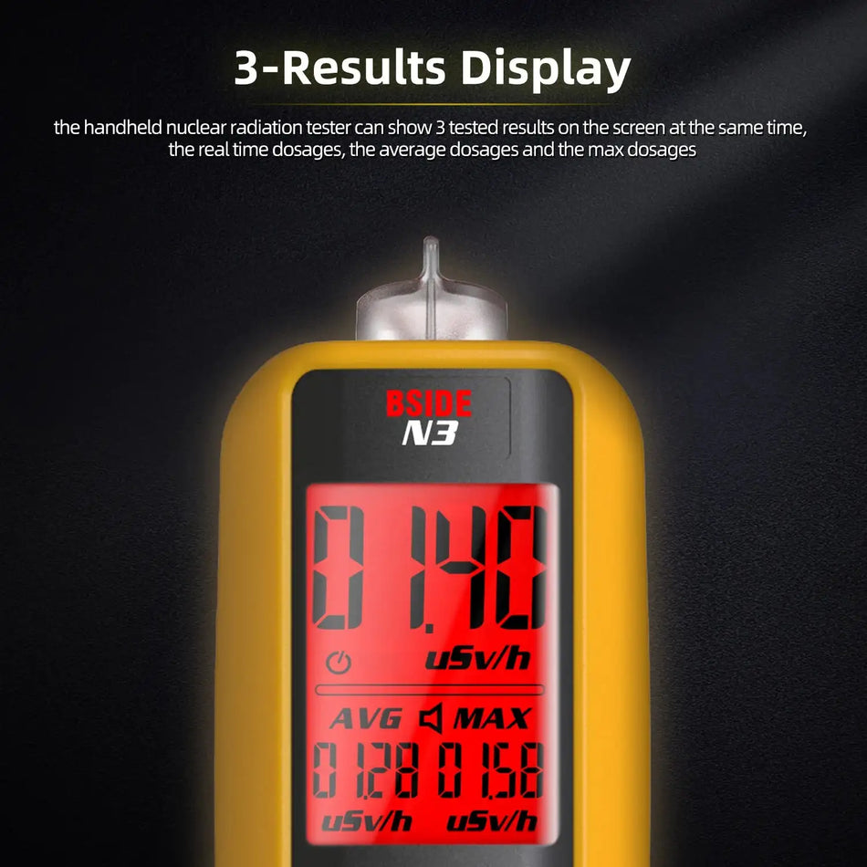 Portable Geiger Counter Personal Radiation Dosimeter