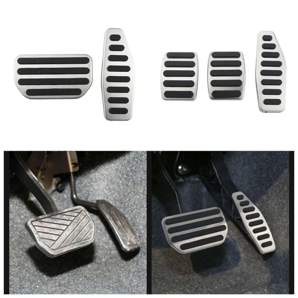 Pedal Covers for Suzuki Jimny JB74 JB64 Stainless Steel and Rubber, Anti Slip Grip