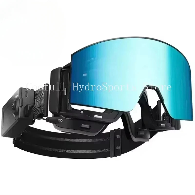 Electrically Heated Ski Goggles &ndash; Magnetic Gradient Lens