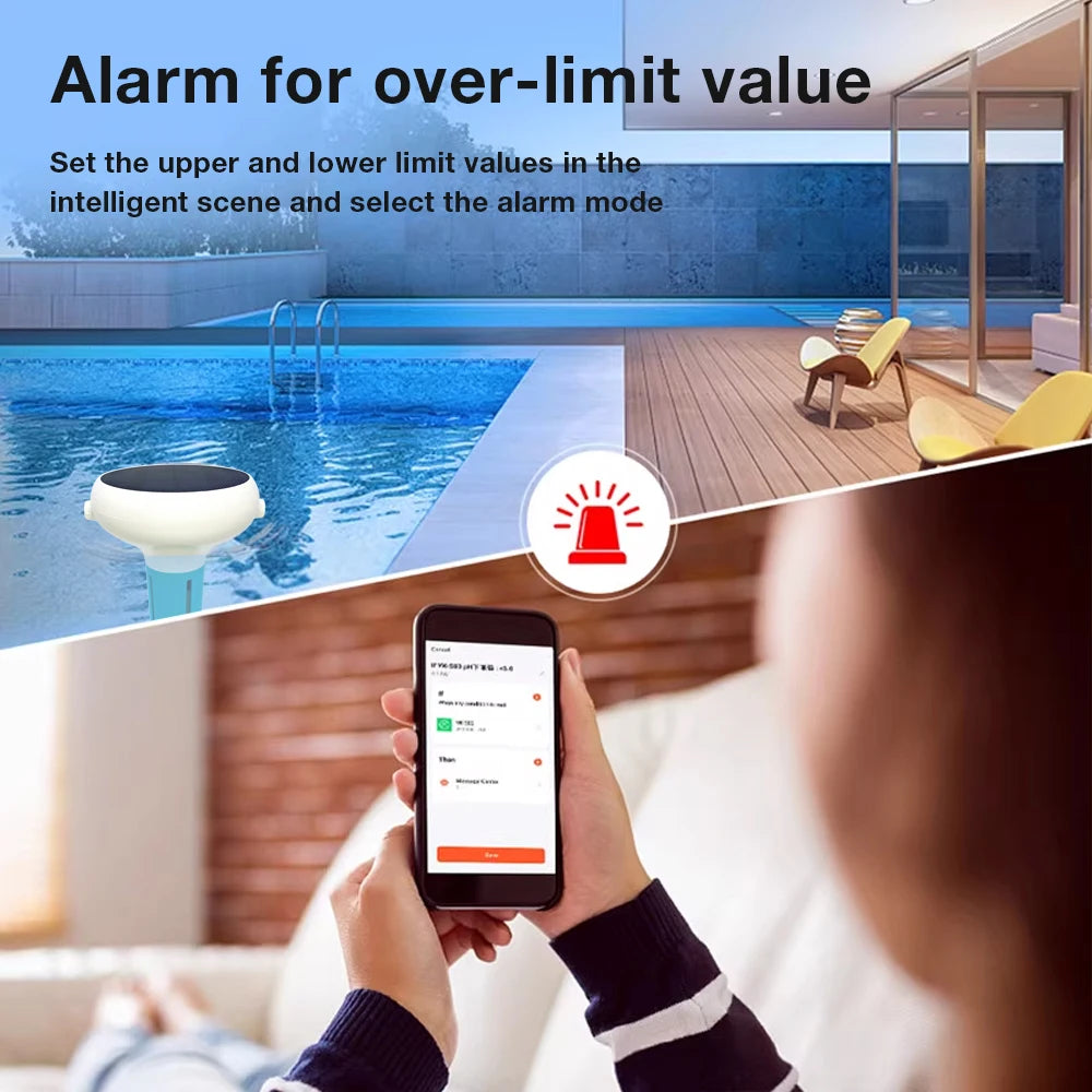 WiFi Tuya ZigBee Solar Water Tester 7 In 1 &ndash; App Control