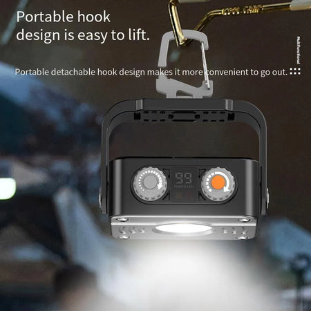 8000mAh Work Floodlight &ndash; Ultra Bright COB Camping Lantern