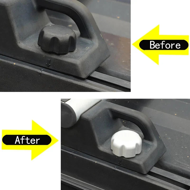 Tampa de Bagageira de Teto Prateada em Liga de Alumínio Hummer H2 2003-2009