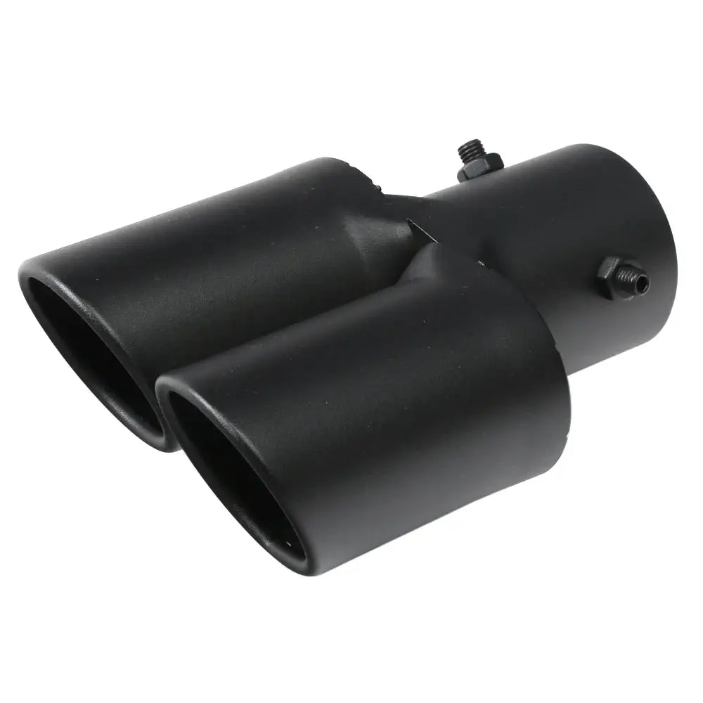 Universal Dual Exhaust Tip Stainless Steel Slant Cut Tip for Car Exhaust Pipe Extension Modification Decoration Muffler Tailpipe by InterCyprus Trading Ltd