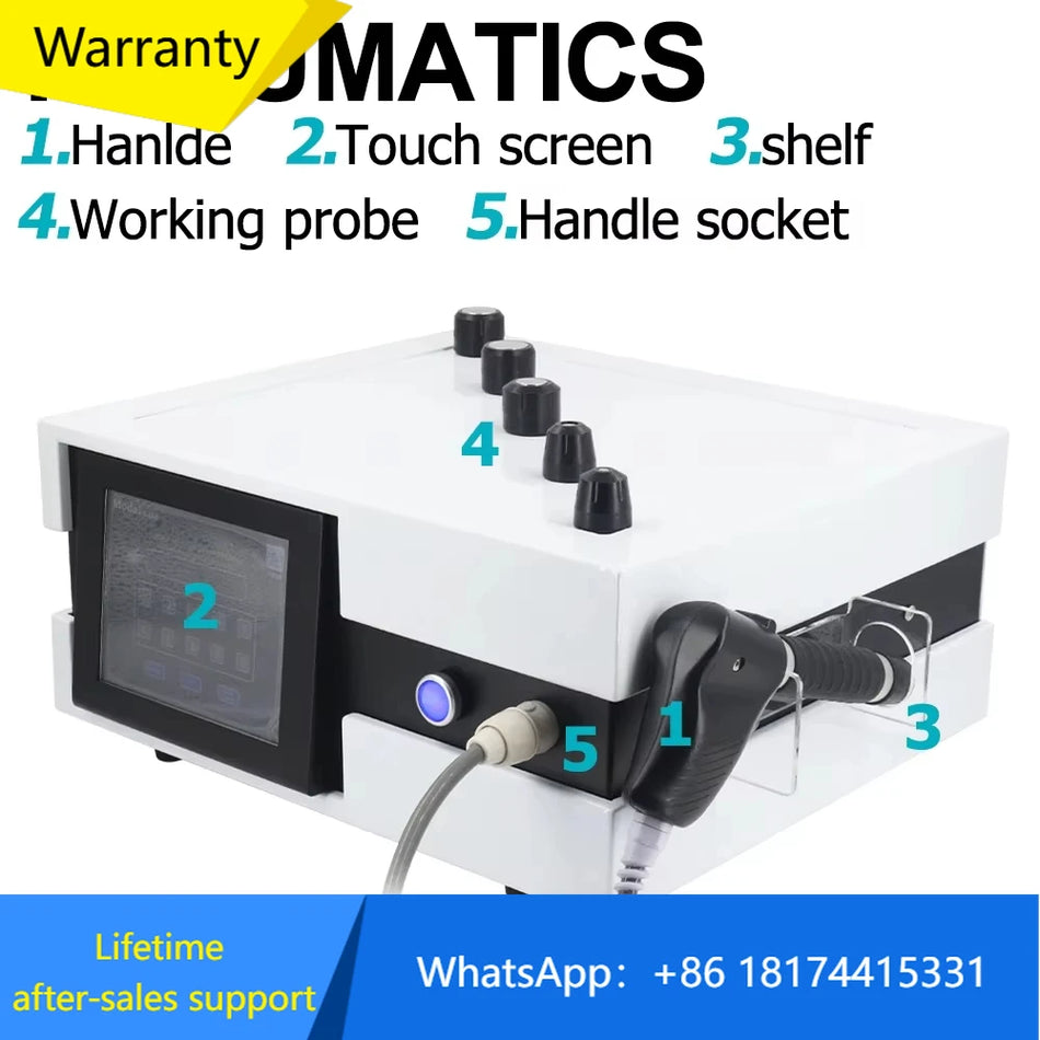 Profesionální 12Bar Pneumatické Šokové Zařízení ED Terapie