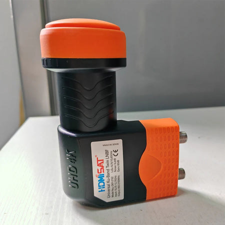 4K UHD Single Dual LNB Dish Universal Ku Band LNBF 950-2150MHz DVB-S2 HDTV KU-Band LNB Digital Satellite TV Receiver 40mm Holder