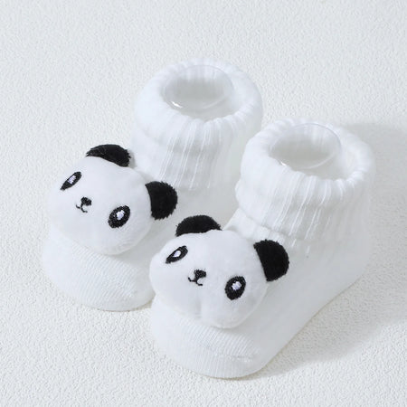 Cute 3D Panda Baby Socks &ndash; Soft Cotton Comfort for Infants