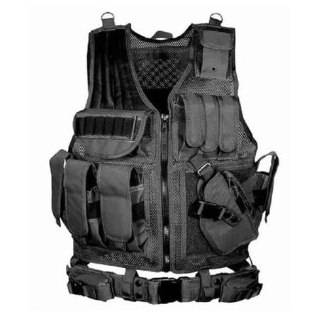 Swat Army Tactical Vest Jungle Combat &ndash; Durable 600D Poly
