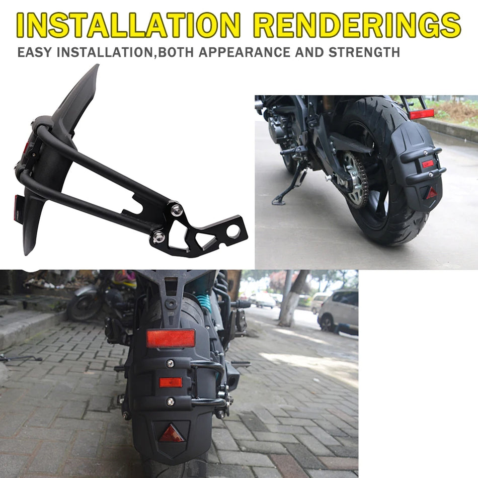 Задний брызговик Honda X-ADV750 с стальной защитой, защита от брызг