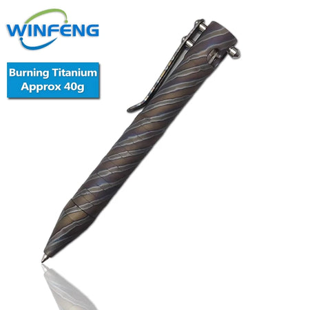 LISM Tactical Bolt Action Pen &ndash; Emergency Glass Breaker Burning