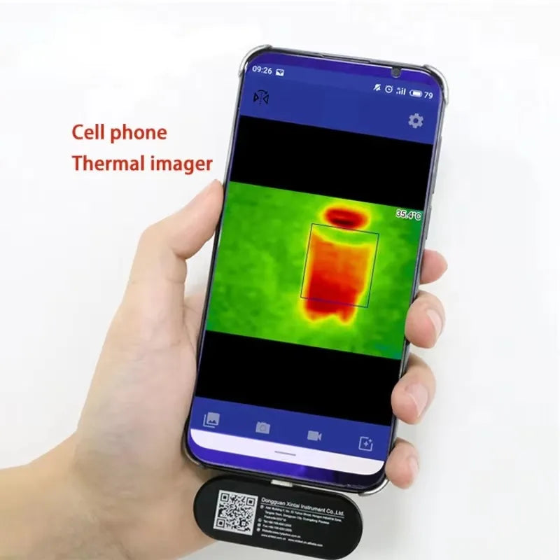 Enhanced HT-102 USB Type-C Thermal Imager for Android - 32x32 Infrared Camera, -20~300u2103 Temperature Range