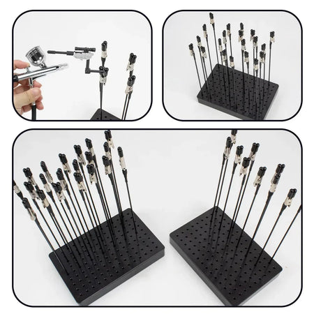 Model Painting Stand Base Holder &ndash; 20 Magnetic Clips