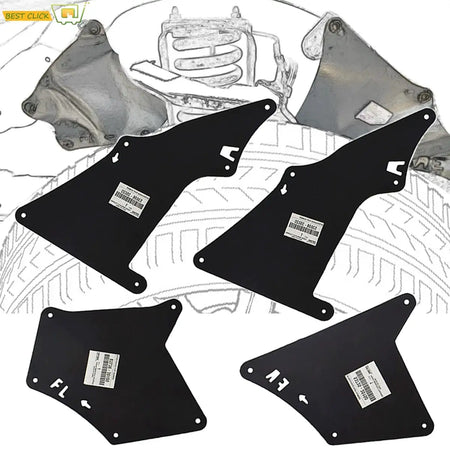 Front Rear Car Mud Flaps Fender Liners For Toyota Land Cruiser Prado 2003-2020 Splash Guards Mudflap Mudguards Shield Apron Seal by InterCyprus Trading Ltd