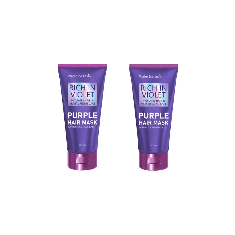 Purple Repair Hair Mask &ndash; Deep Nourishing Treatment for Frizzy Damaged Hair B