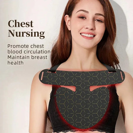 Vilnason Neck Chest LED Mask Infrared - Skin Rejuvenation