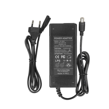 42V 2A Multi-Voltage Lithium Battery Charger for Electric Scooters and Bikes