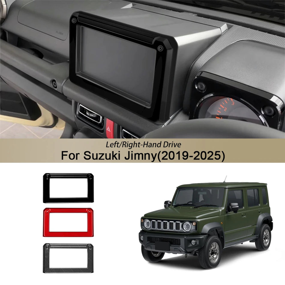 Komplet obrobe zaslona GPS-navigacije iz ogljikovih vlaken za Suzuki Jimny 2019-2025