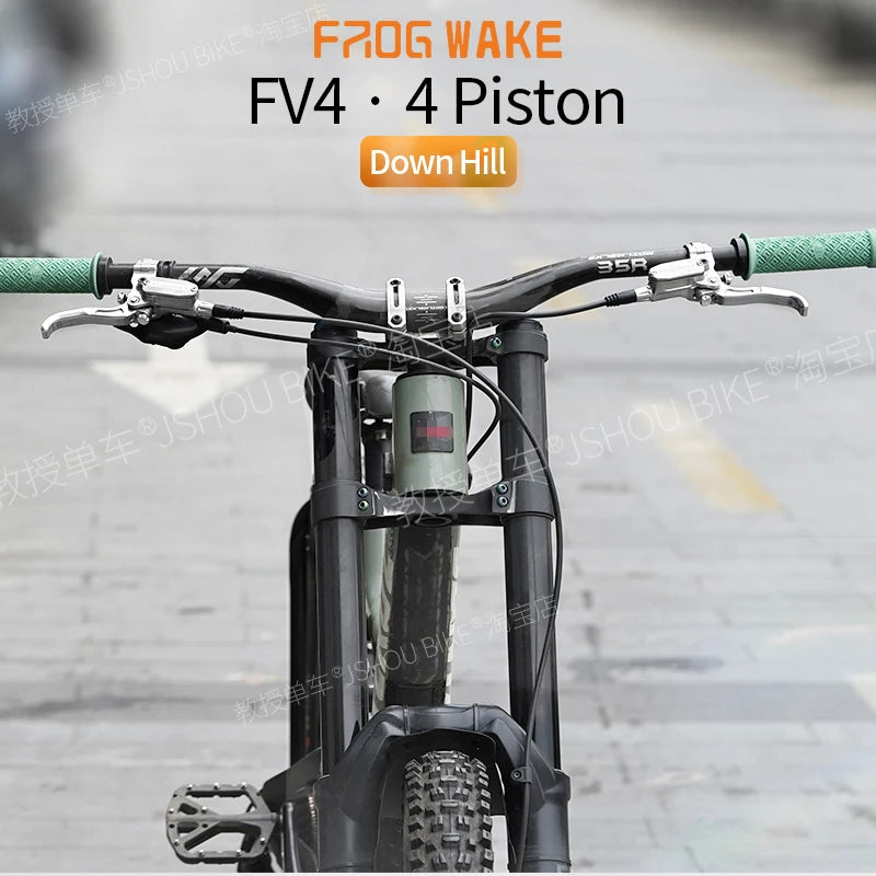 Frog Wake FV4 MTB Hydraulic Disc Brake Kit &ndash; 4 Piston