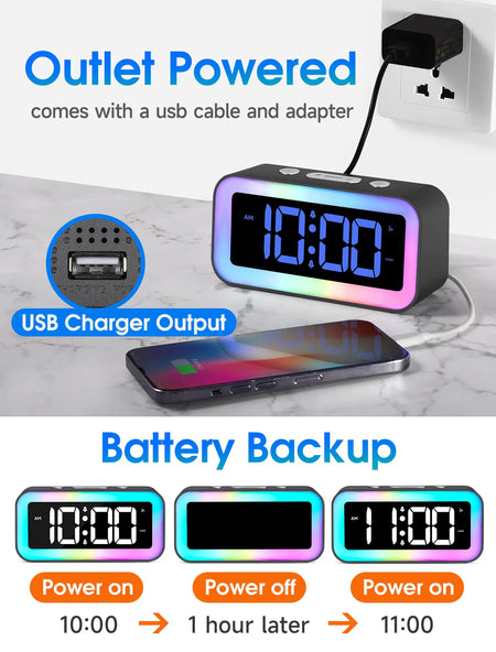 Smart LED Voice-Controlled Alarm Clock