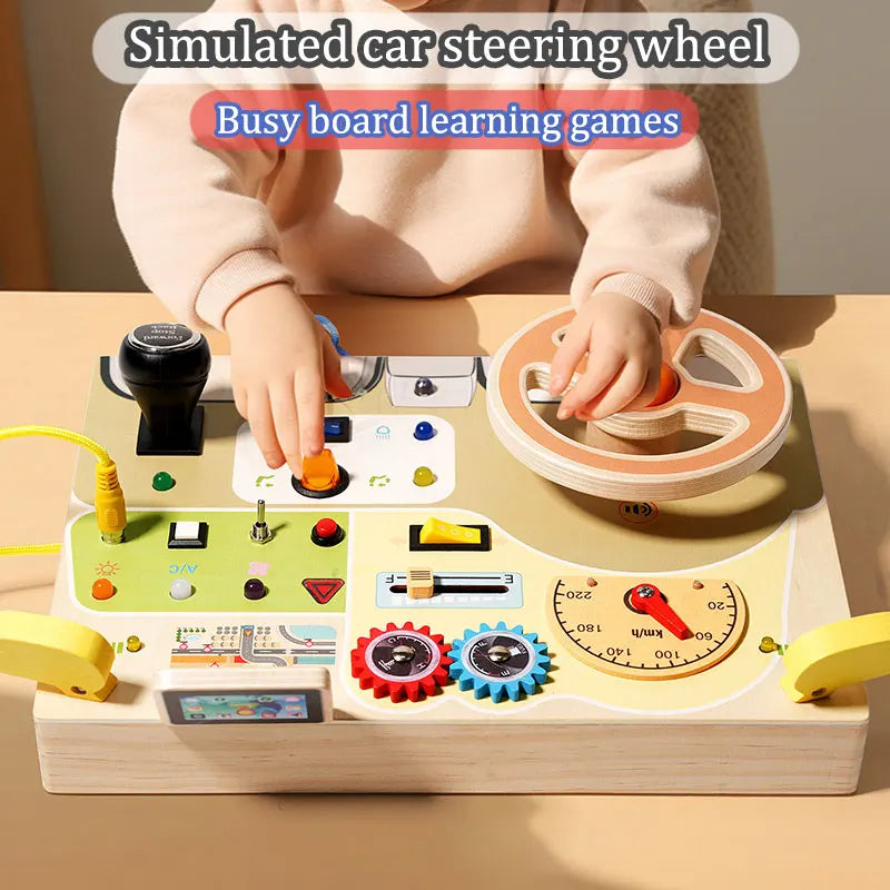 MY10082 Busy Board Led Switch Wheel Educational Toy &ndash; Play