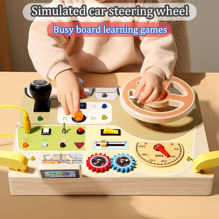 MY10082 Busy Board Led Switch Wheel Educational Toy &ndash; Play