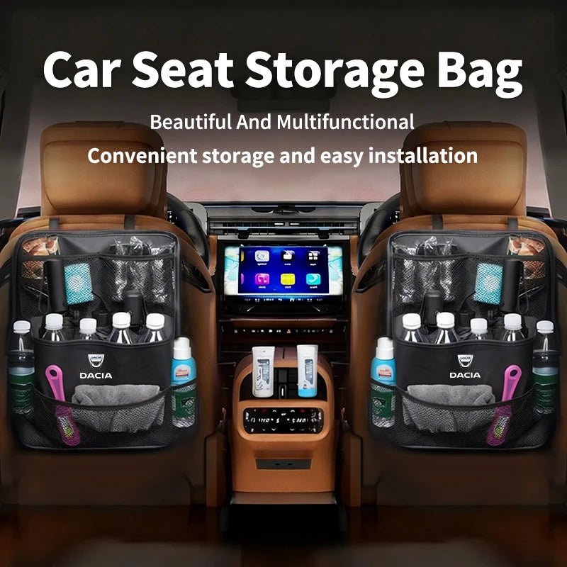 Dacia Duster Auto Zitplaats Organizer, Kofferbakopslag met Opbergzak