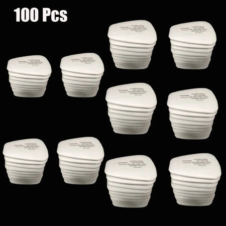 5N11 Pre-Filters for 6000/7000 Masks &ndash; Non-Oil Particulates 100Pcs Filter cotton