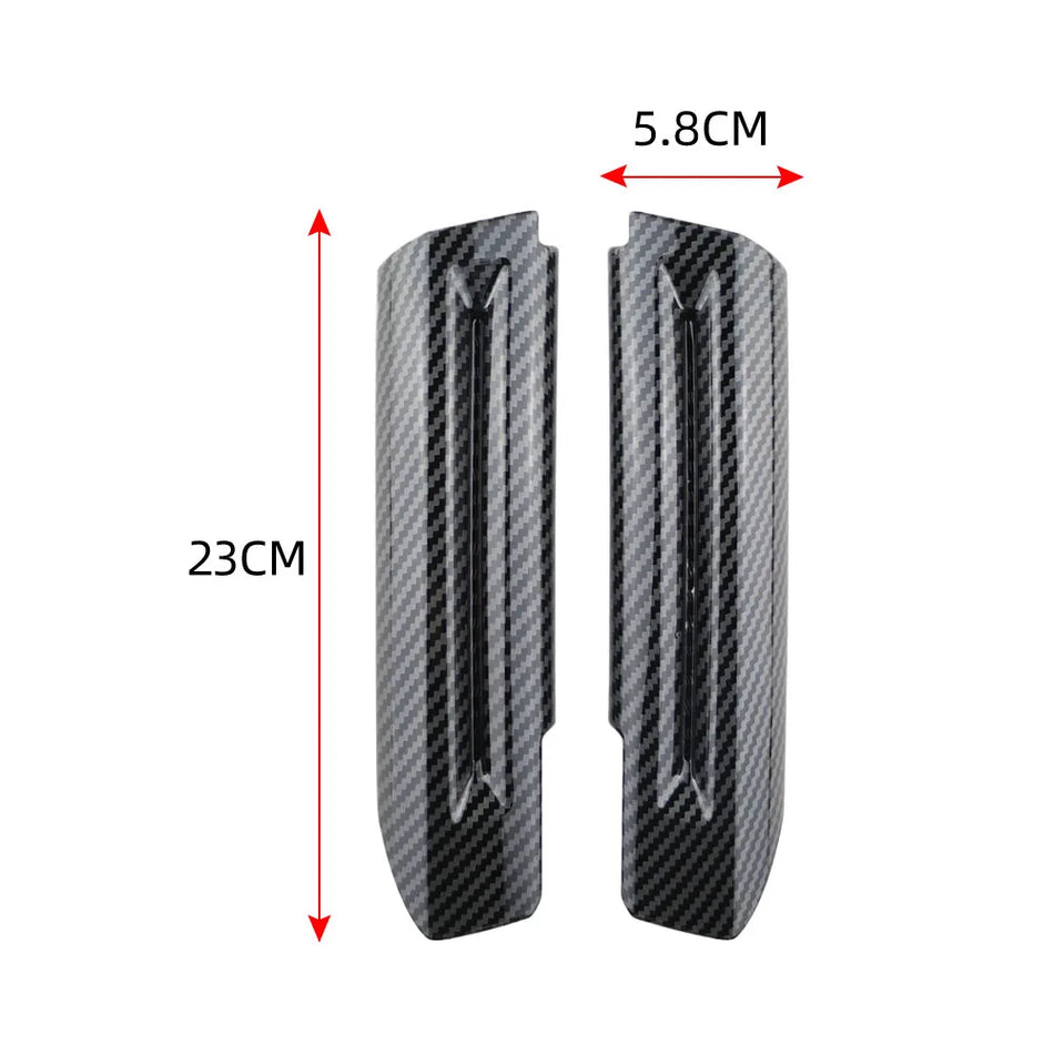 Interior Armrest Trim for Ford Mustang 2015-2022 Carbon Fiber Look ABS Durable Cover