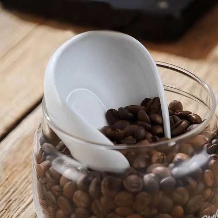Coffee Bean Metering Plate &ndash; Elegant Ceramic Design