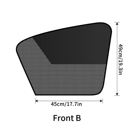 Magnetic Car Sunshade Curtains for UV Protection and Privacy Co-pilot 1pc