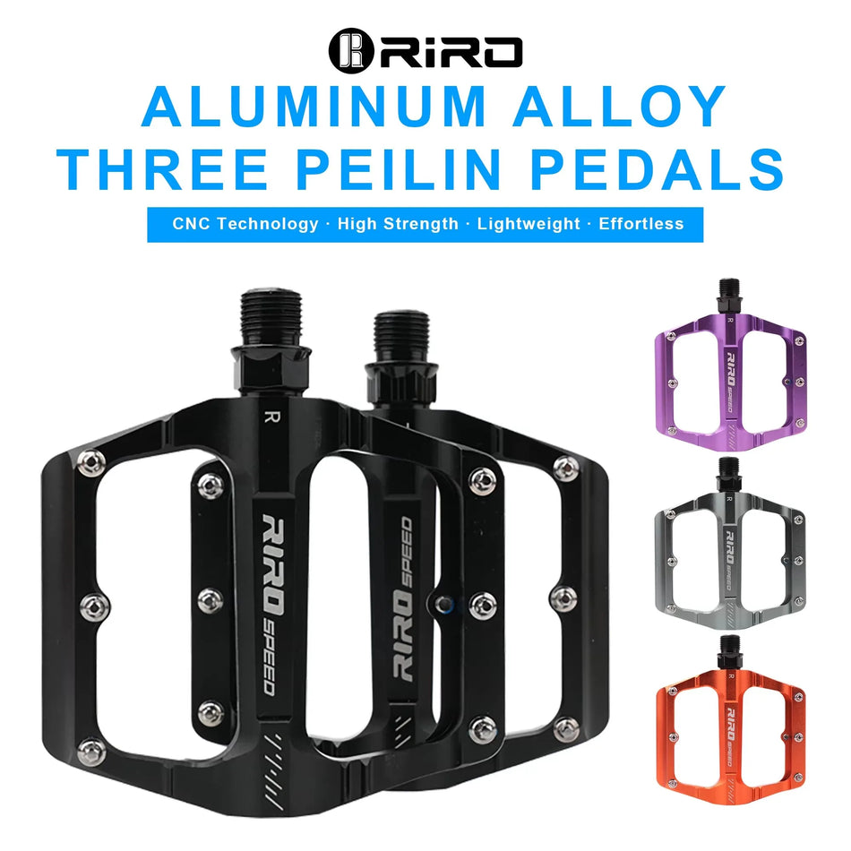 Ультралегкий велосипедный педаль из нейлона с CNC алюминием, 3 подшипниками, складной