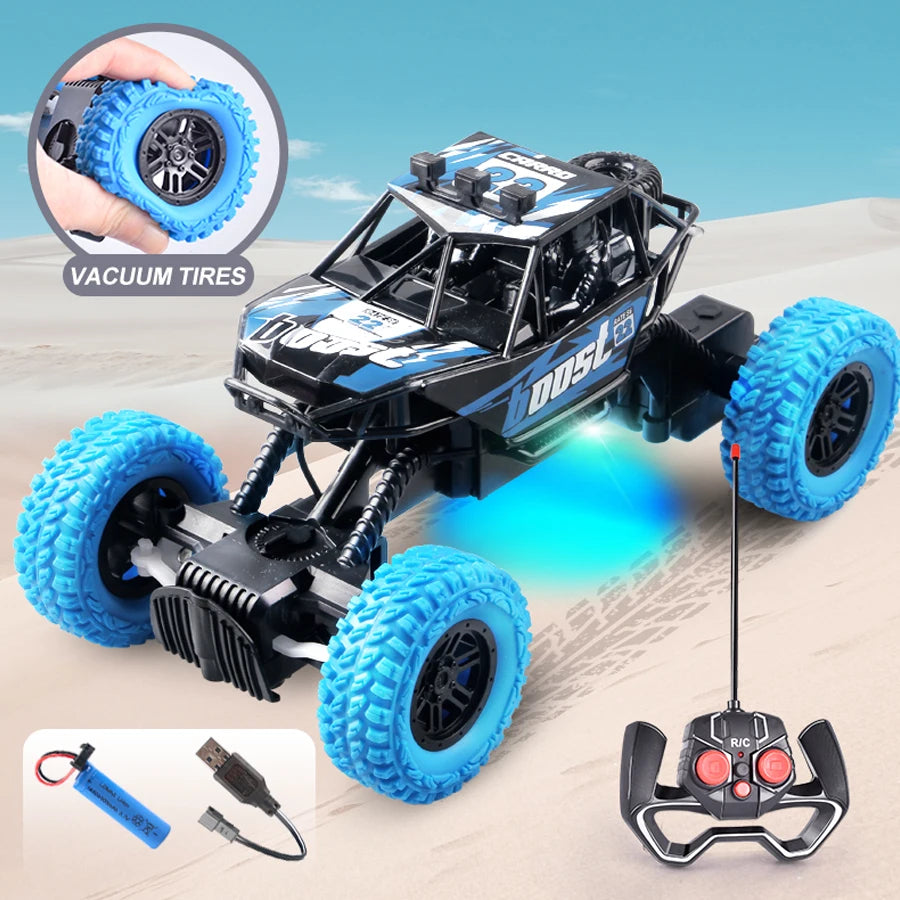 Vibrant Remote Control Off-Road Car with Flashing Lights BD002LAN