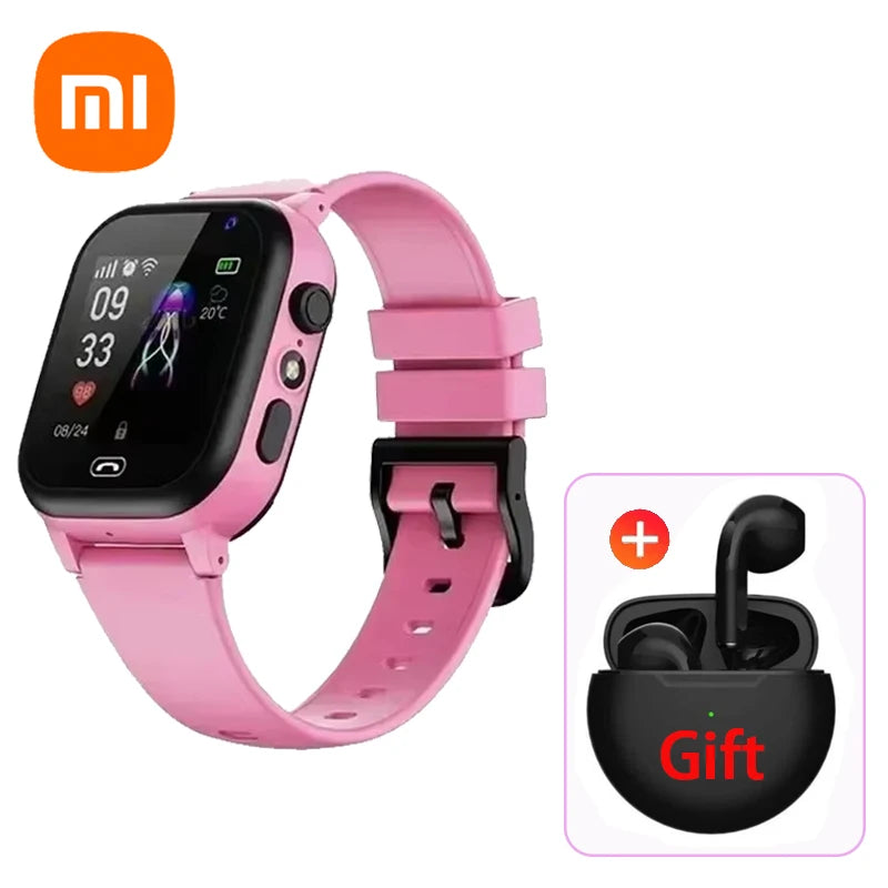 Xiaomi Kids 5G Smart Watch &ndash; SOS GPS Video Call Camera Pink add Black