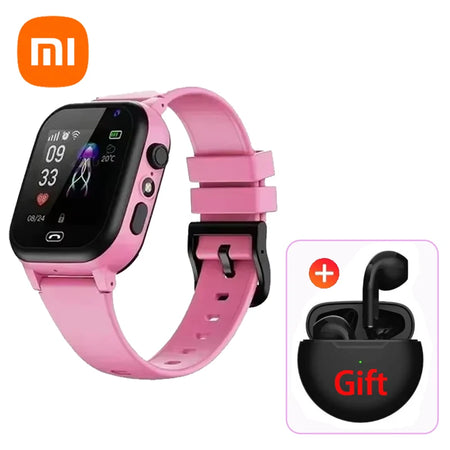 Xiaomi Kids 5G Smart Watch &ndash; SOS GPS Video Call Camera Pink add Black