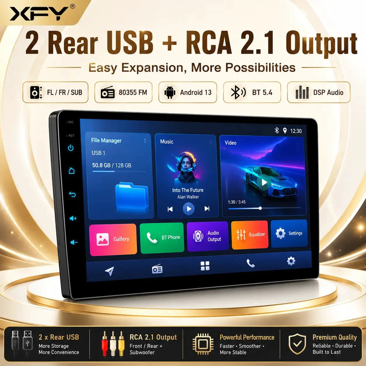 10 Inch Android Car Stereo With Carplay GPS For VW Golf Passat Polo Jetta Skoda by InterCyprus Trading Ltd