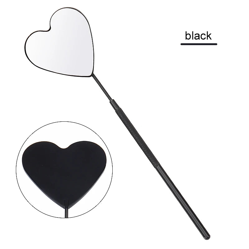 Stainless Steel Long Handle Eyelash Extension Checking Mirror AA286-07