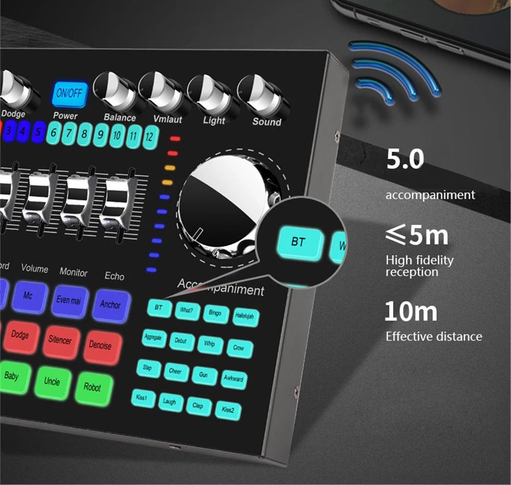 K1 Live Sound Card: Portable Sound Equipment
