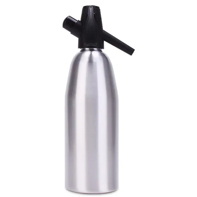 Professional 1L Soda Siphon Bottle - Cake Decor Precision Silver / >1L