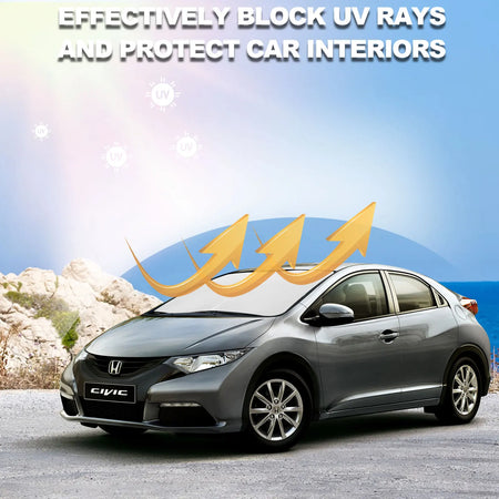 JYMAOYI Sunshade Cover for Honda Civic 2006-2011 - UV Protection &amp; Privacy Shield