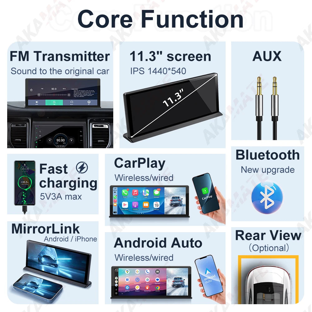 11.3 CarPlay Android Auto Navigation &ndash; Fully Fitted