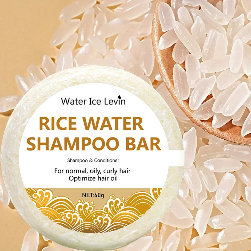 Organic Rice Shampoo Soap Bar &ndash; Nourishing Hair Growth Formula