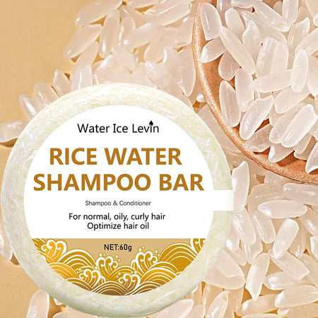 Organic Rice Shampoo Soap Bar &ndash; Nourishing Hair Growth Formula