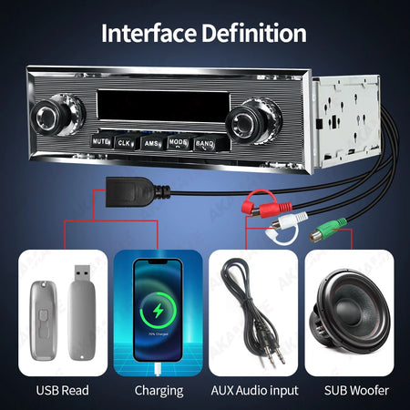 Car Radio For Mercedes Benz 1Din MP3 &ndash; Bluetooth USB