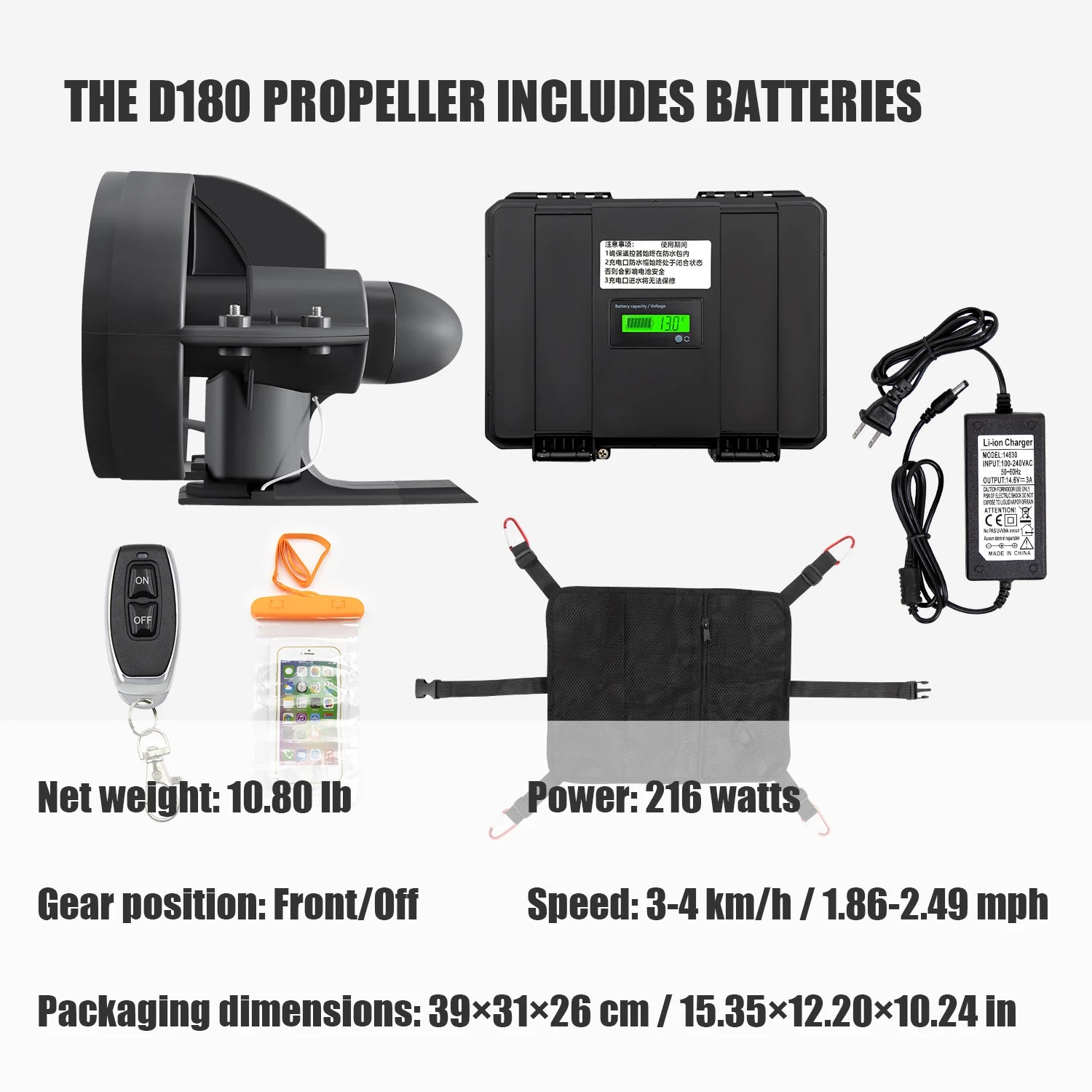 KOETSU Paddle Board Propeller &ndash; Ultra Lightweight Design D180