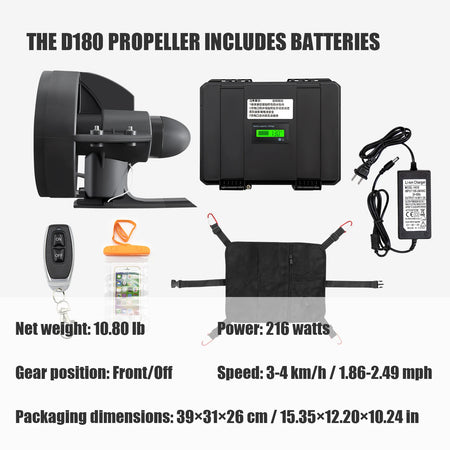 KOETSU Paddle Board Propeller &ndash; Ultra Lightweight Design D180