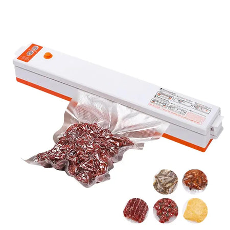 Electric Vacuum Sealer With 10 Free Bags For Food Storage