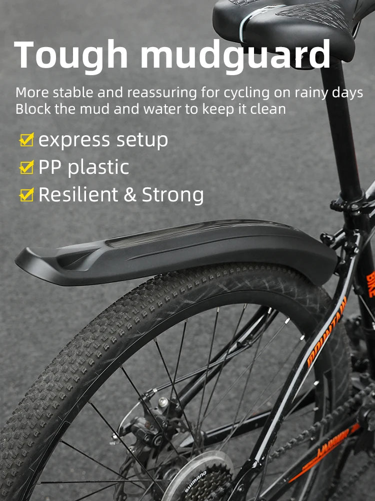 Задний крыло-брызговик ESLNF для дорожных и горных велосипедов, расширение, быстрая установка