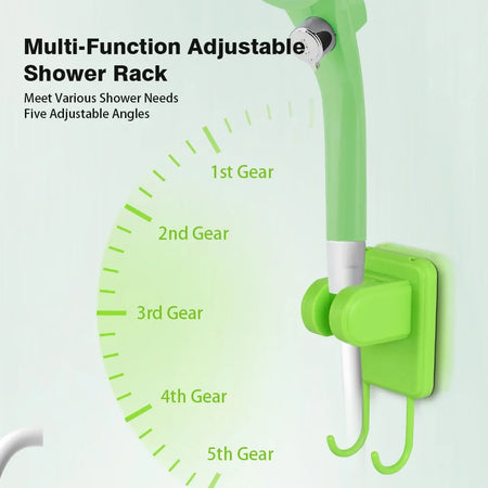 6000mAh Portable Camping Shower Pump - Digital Display
