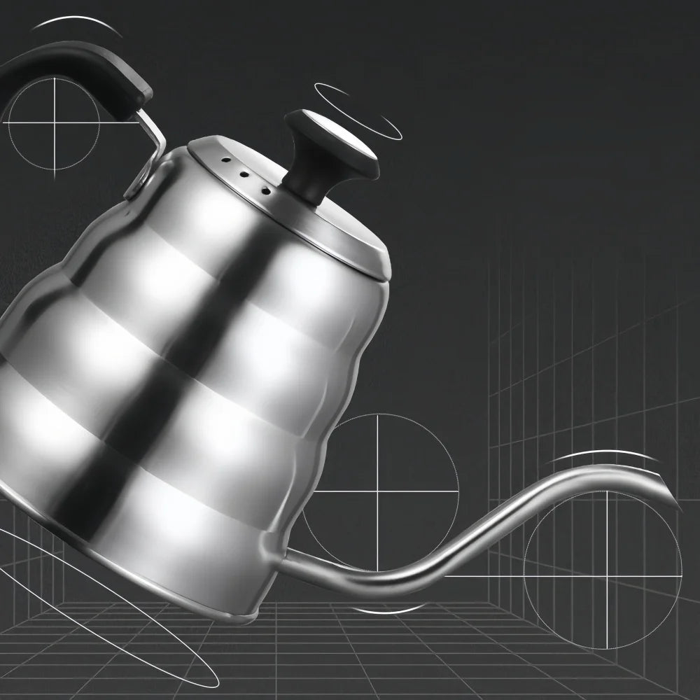 WUWANLI Stainless Steel Pour Over Coffee Pot &ndash; Precise Temperature Control