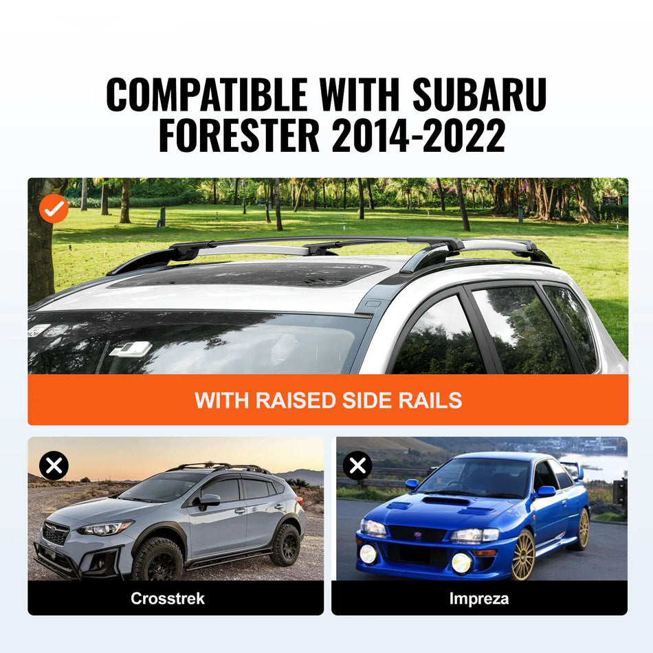 Barras Transversais de Teto em Alumínio Forester 2014-2021