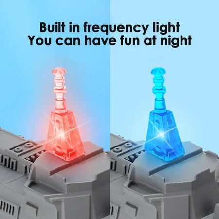 Mini Boat Remote Control Warship &ndash; 2.4GHz Double Propeller Control